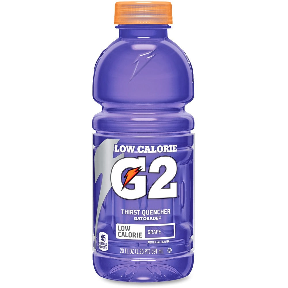 Image of Quaker Foods Gatorade, G2, Grape, 20 oz, 24/CT, Purple