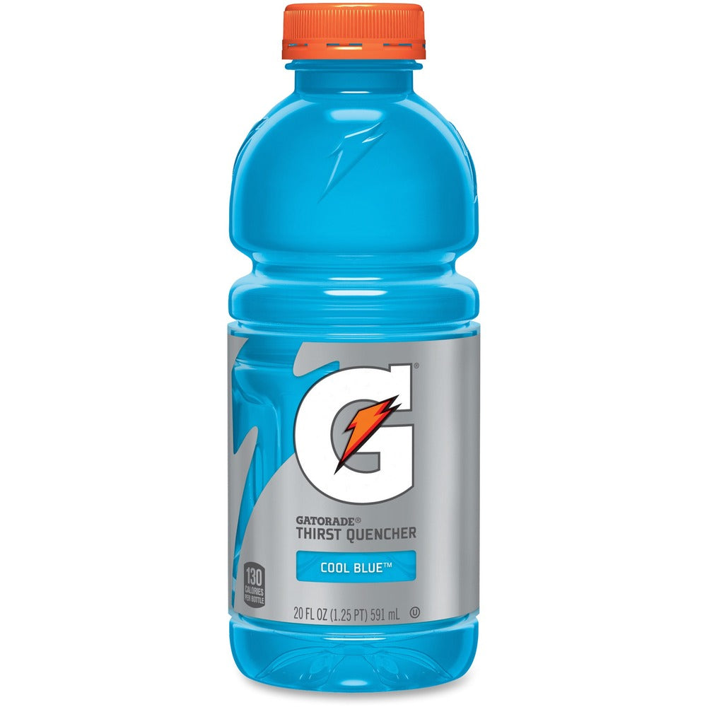 Image of Quaker Foods Gatorade, Cool Blue Raspberry, 20oz, 24/CT, Baltic Blue