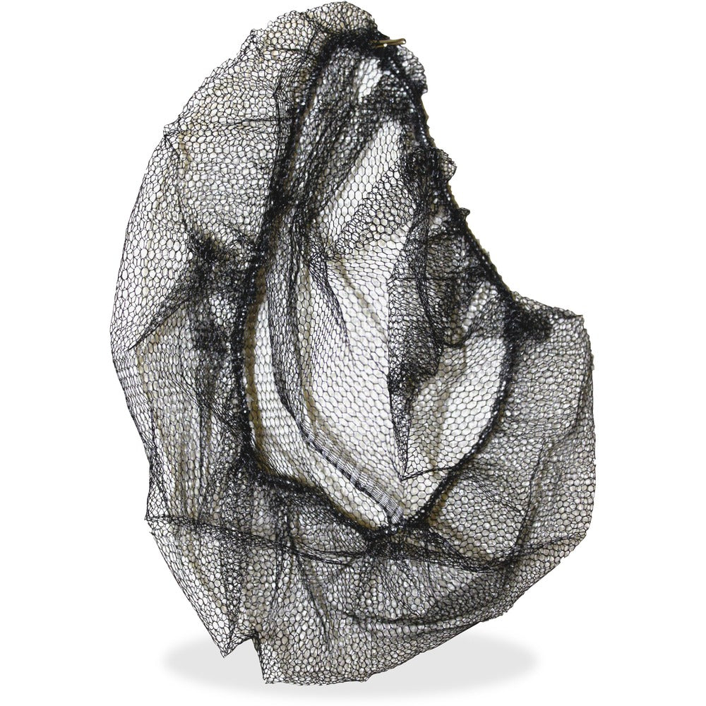 Image of Genuine Joe Nylon Hair Net, Nonwoven, Large, 21", 100/PK,BK