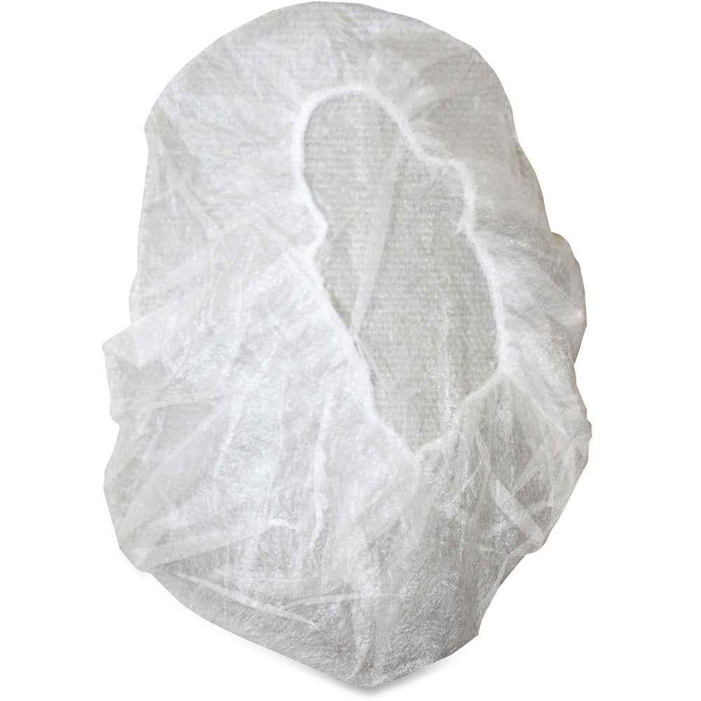 Image of Genuine Joe Cap, Bouffant, Nonwoven, Nylon, Large, 21", 100/PK, White