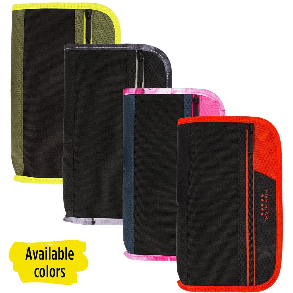 Image of Mead Zipper Pencil Pouch, Expandable Pocket, Ast