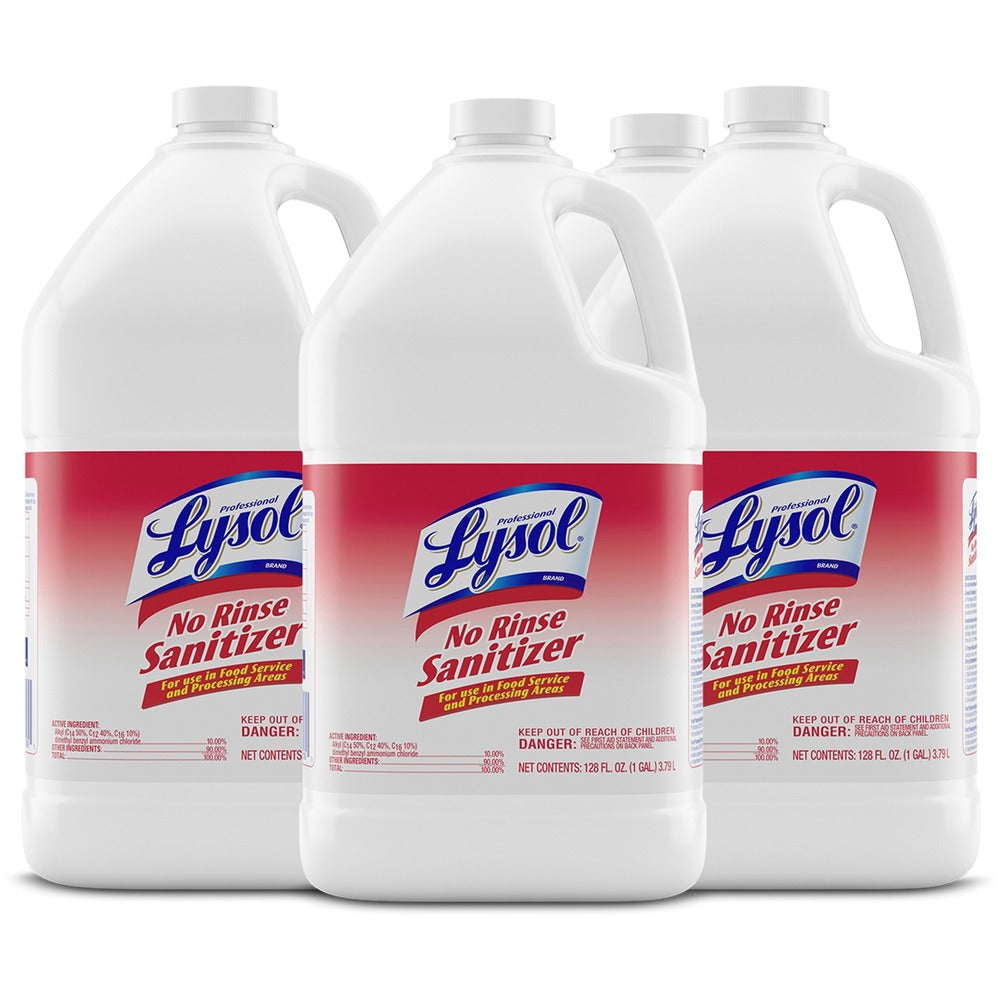 Image of Reckitt Benckiser Sanitizer, No-Rinse, Concentrate, 1 Gallon, 4/CT, Multi