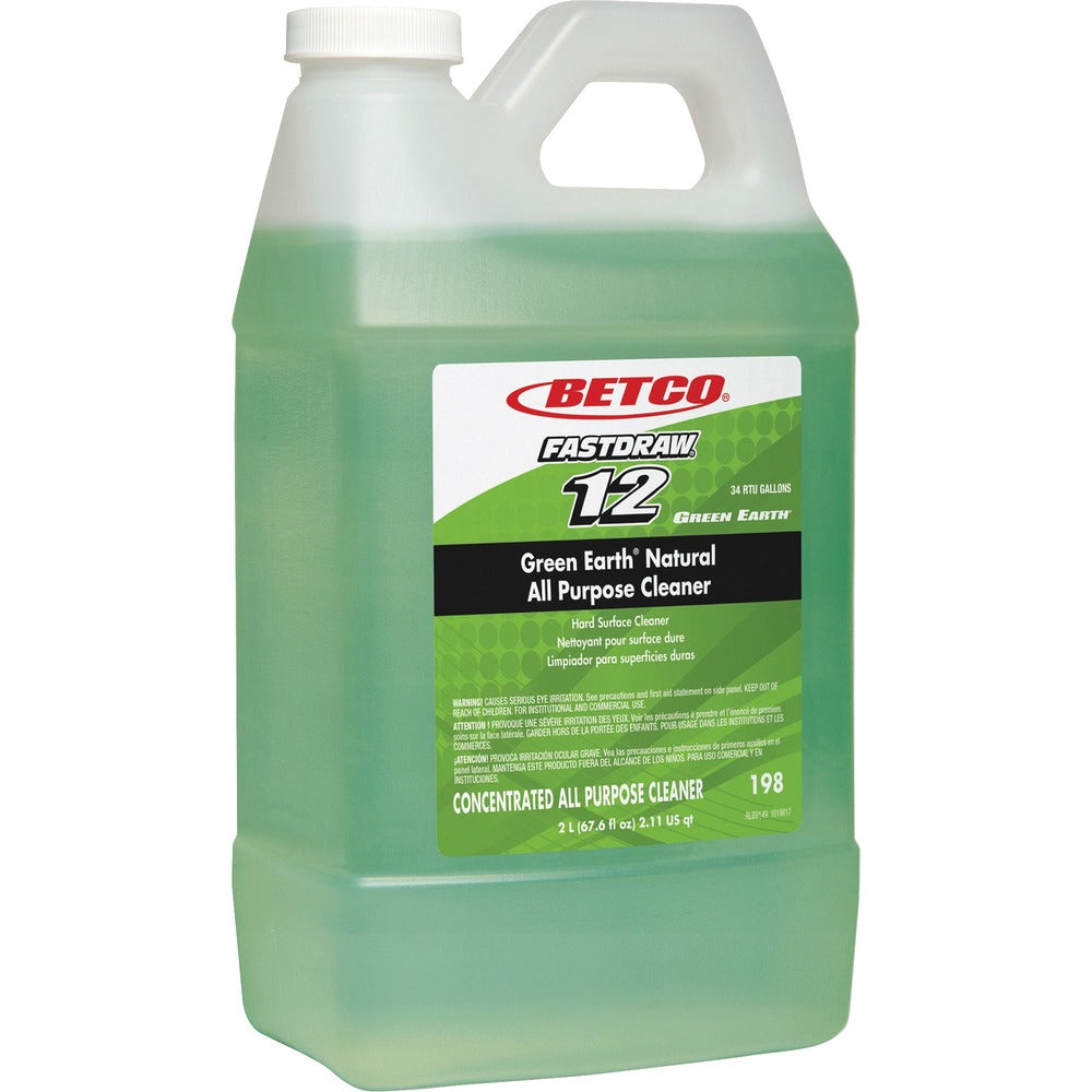 Image of Betco Corporation All-purpose Cleaner, Concentrated, Bio-based, 2 Liter, Green