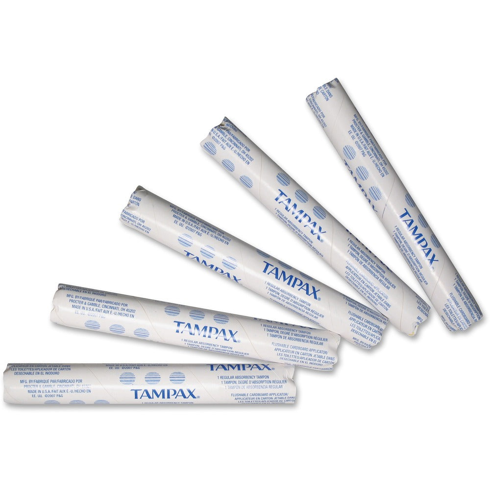 Image of Hospeco Tampons, Individually Wrapped, 500/CT, White