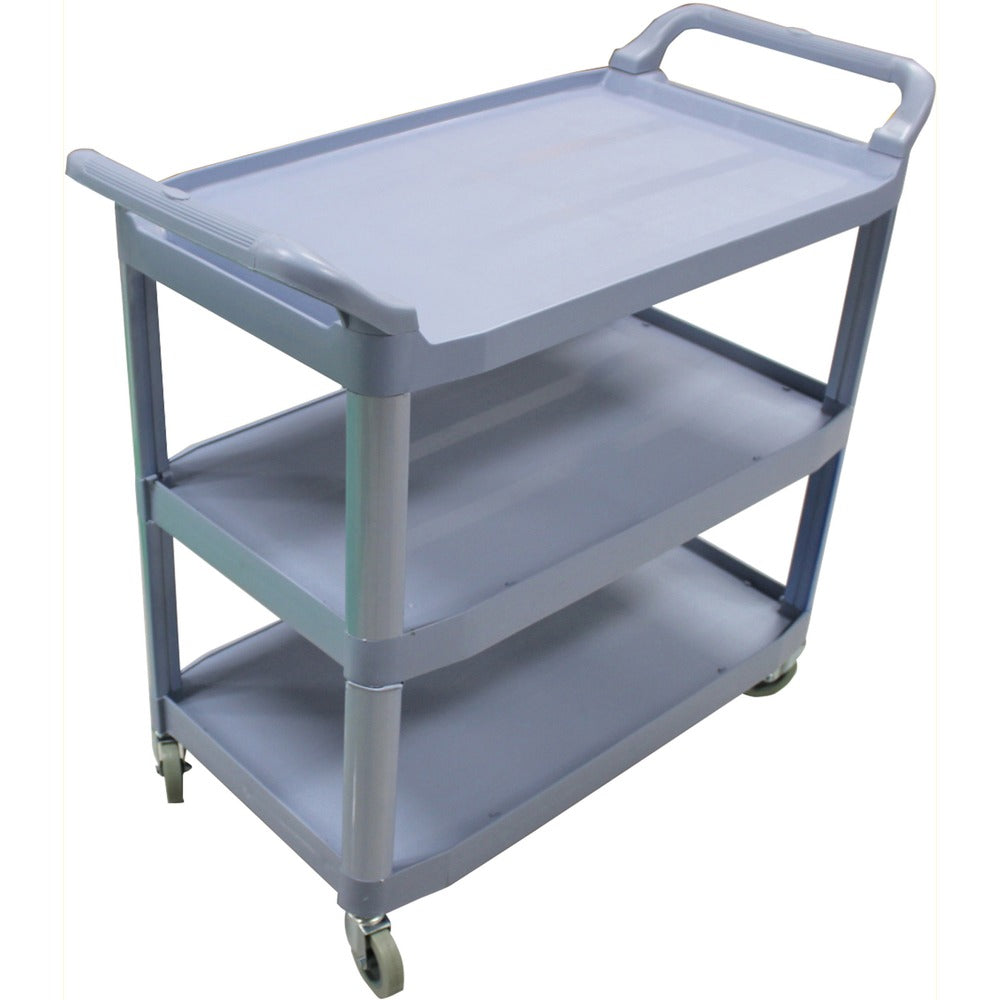 Image of Impact Products Bussing Cart, 3-Shelf, Casters, 20"Wx40"Lx38"H, Gray