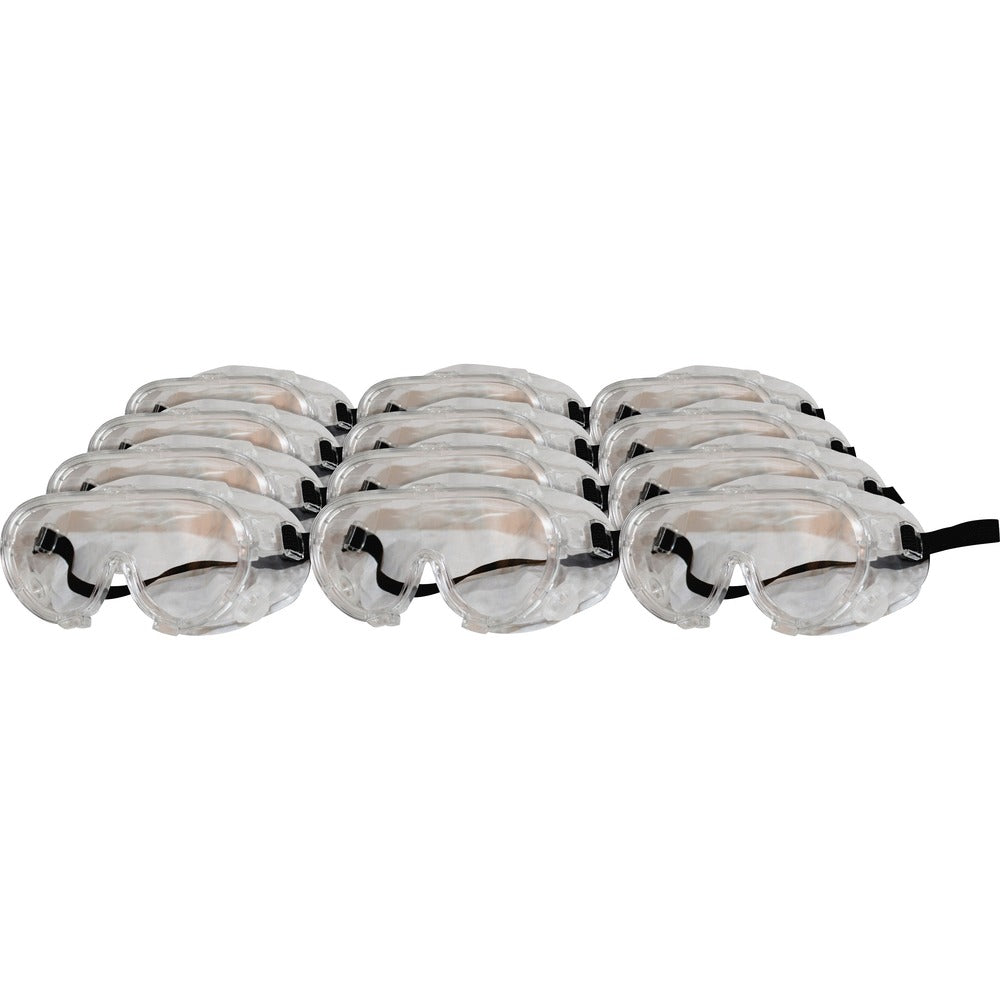 Image of ProGuard Safety Goggles, w/Vent Caps, UV Protection, 12/BX, CL