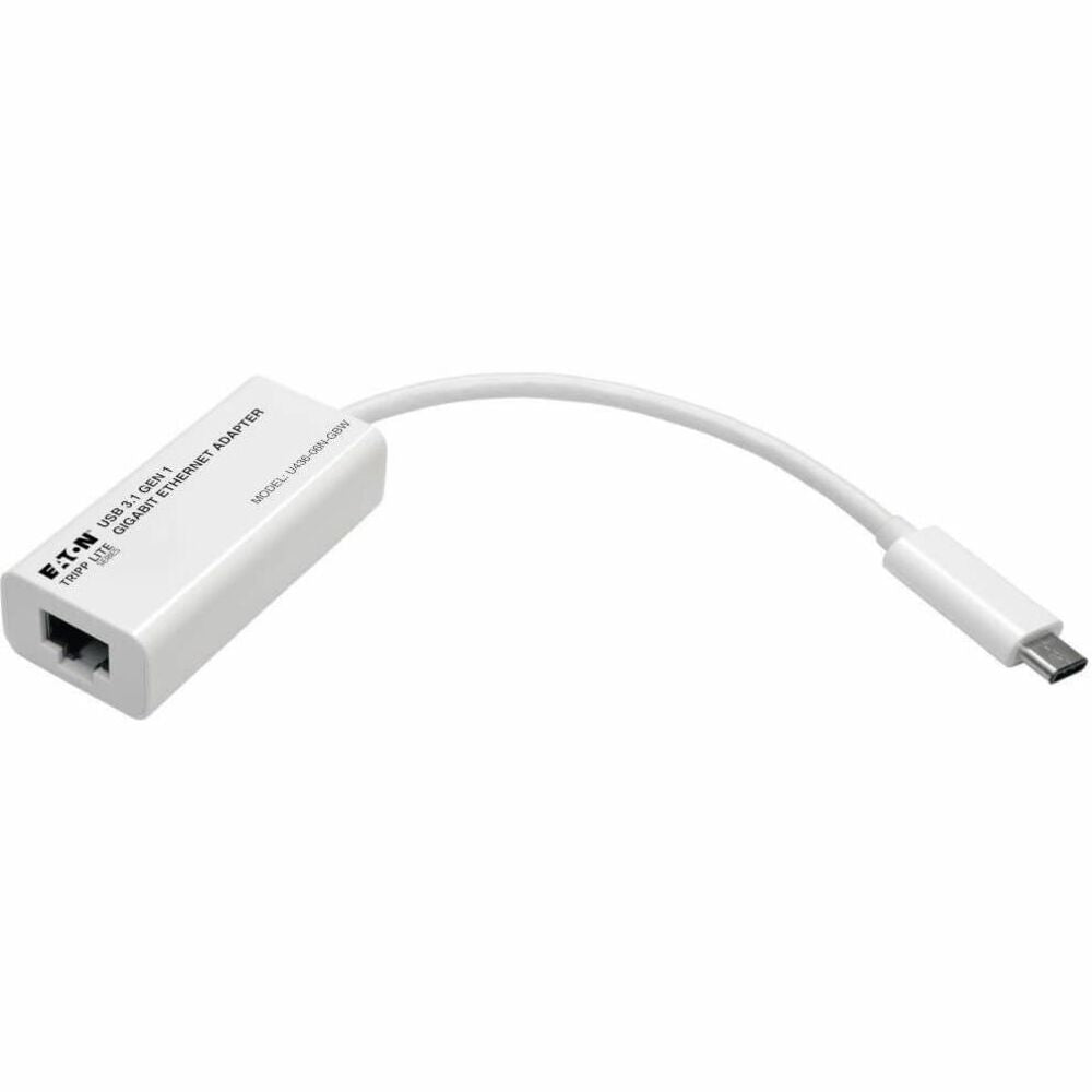 Image of Tripp Lite Network Adapter, USB 3.1, Gen 1, 9/10"Wx3/5"Dx2-3/5"H, White