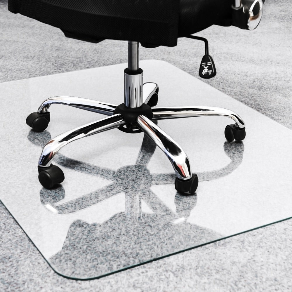 Image of FloorTex Chairmat, Glass, 40"Wx53"L, Clear