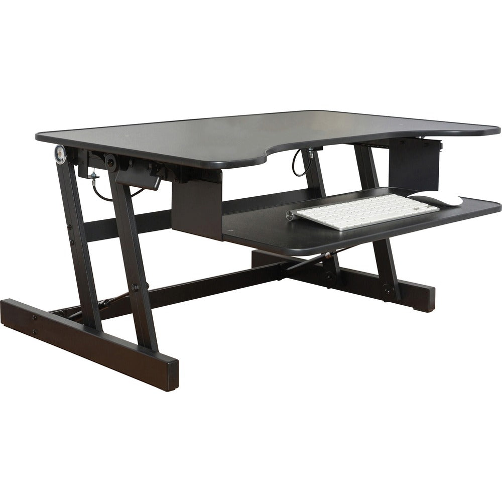 Image of Lorell Desk Riser, Adjustable, 32"x21"x16", BK