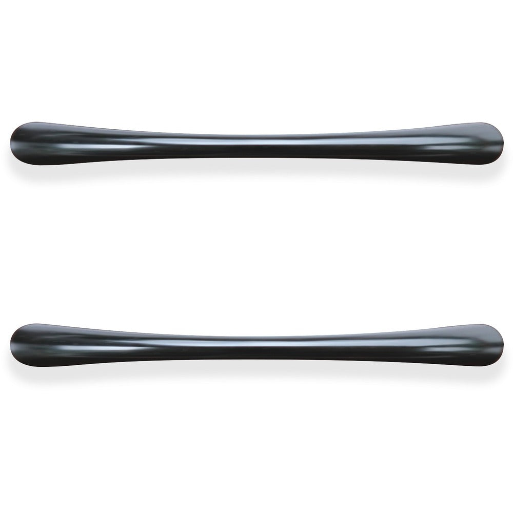 Image of Lorell Transitional Pull, .5"x4"2", 2/PK, Black