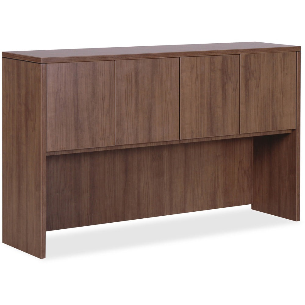 Image of Lorell Hutch Doors, 60"x15"x36", Walnut