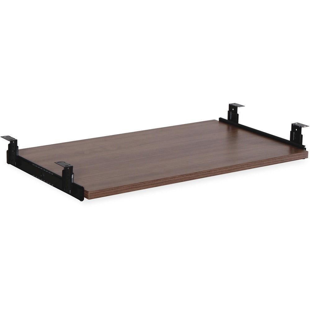Image of Lorell Keyboard Tray, 26", Walnut