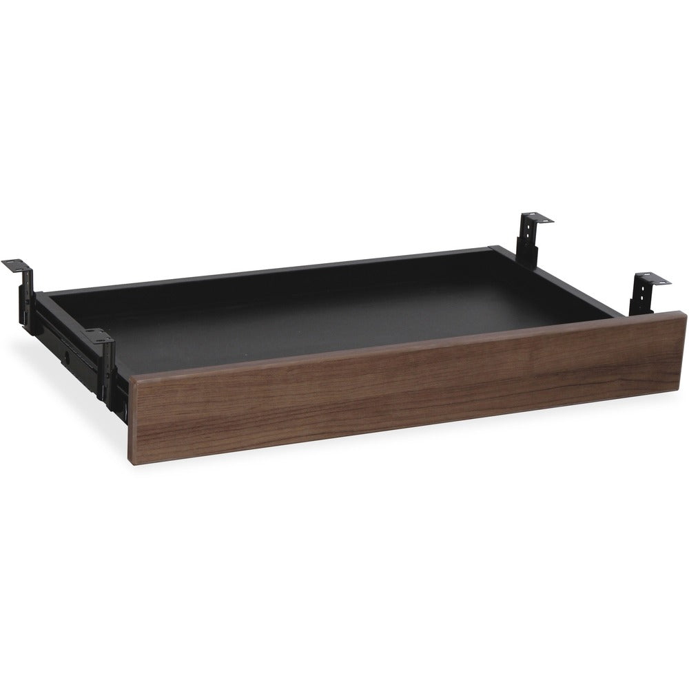 Image of Lorell Center Drawer, 16.73"x28.35"x5.12", Walnut