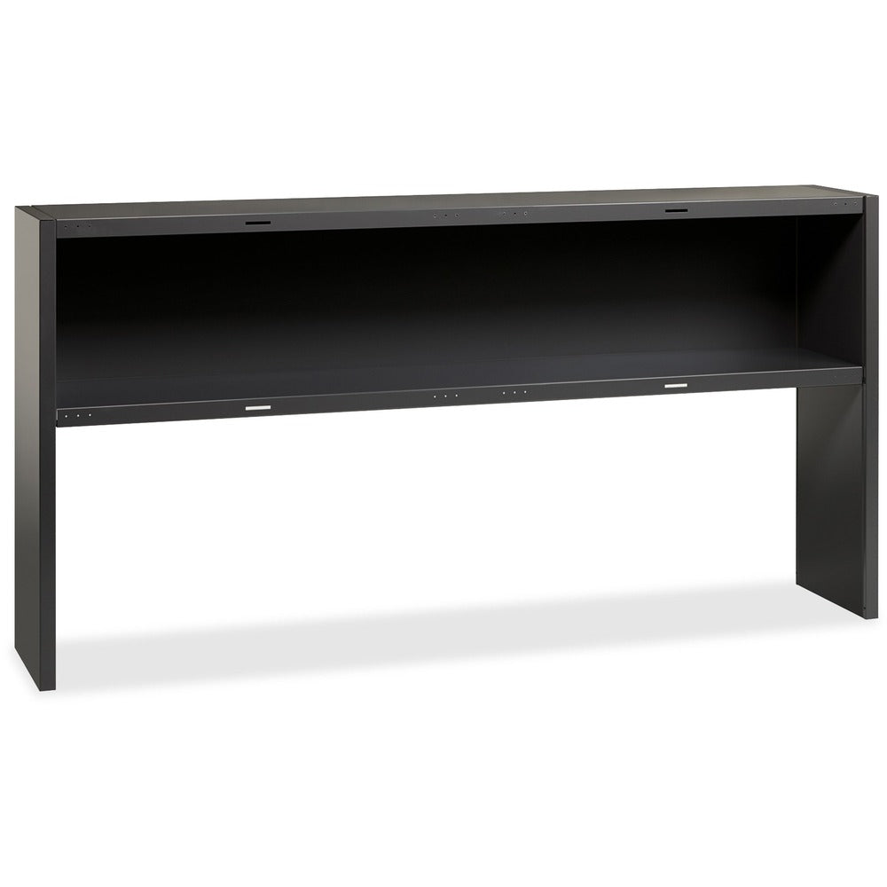 Image of Lorell Stack-On Hutch, 72", Charcoal