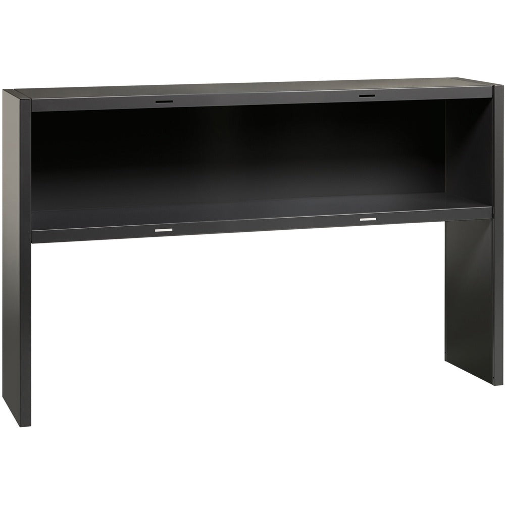 Image of Lorell Stack-On Hutch, 60", Charcoal