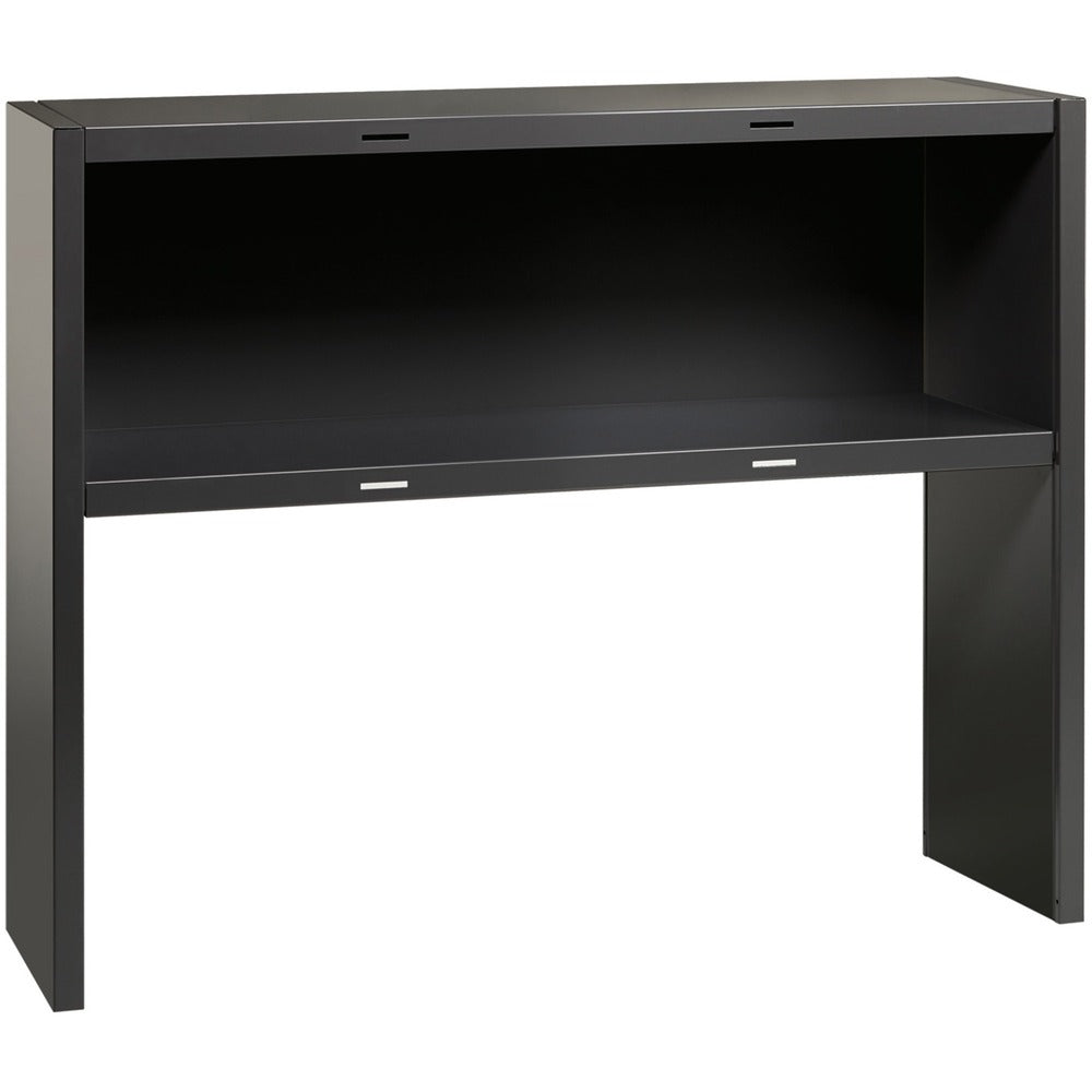 Image of Lorell Stack-On Hutch, 48", Charcoal