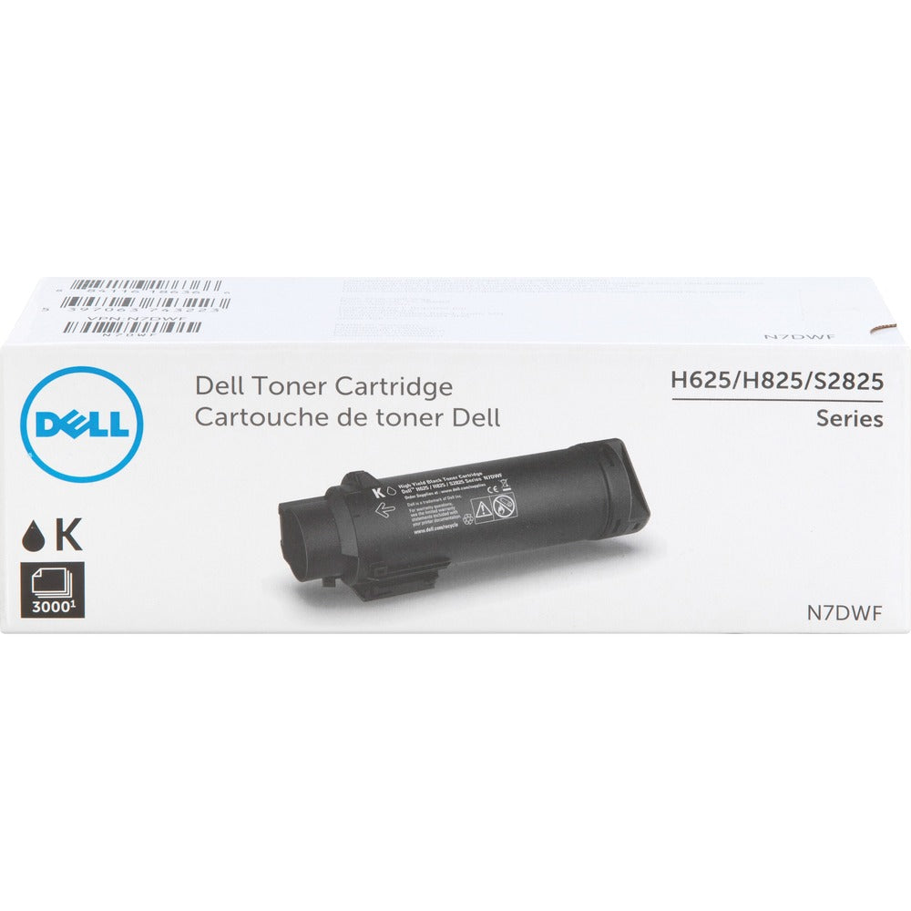 Image of Dell Computer Toner Cartridge, H625/H825, 3000 Yield, BK