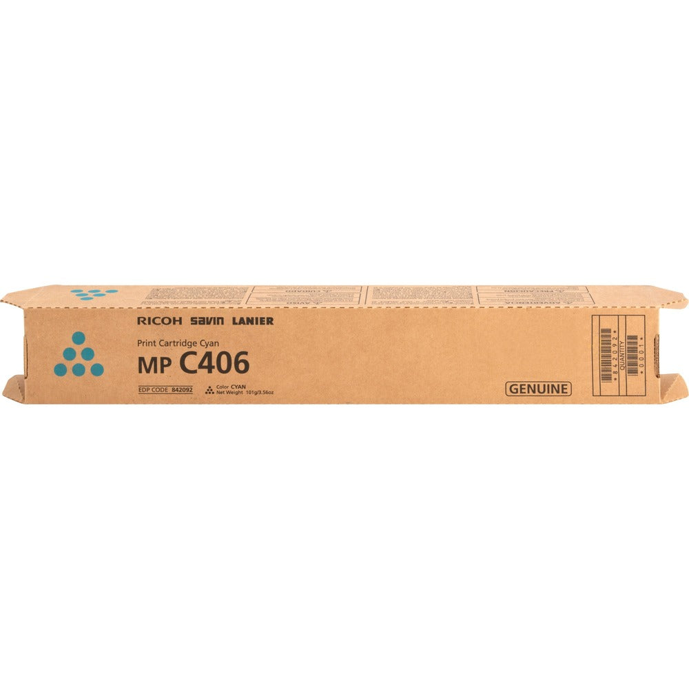 Image of Ricoh Office Products Toner Cartridge, f/ 306/406, 6000 Yield, CYN