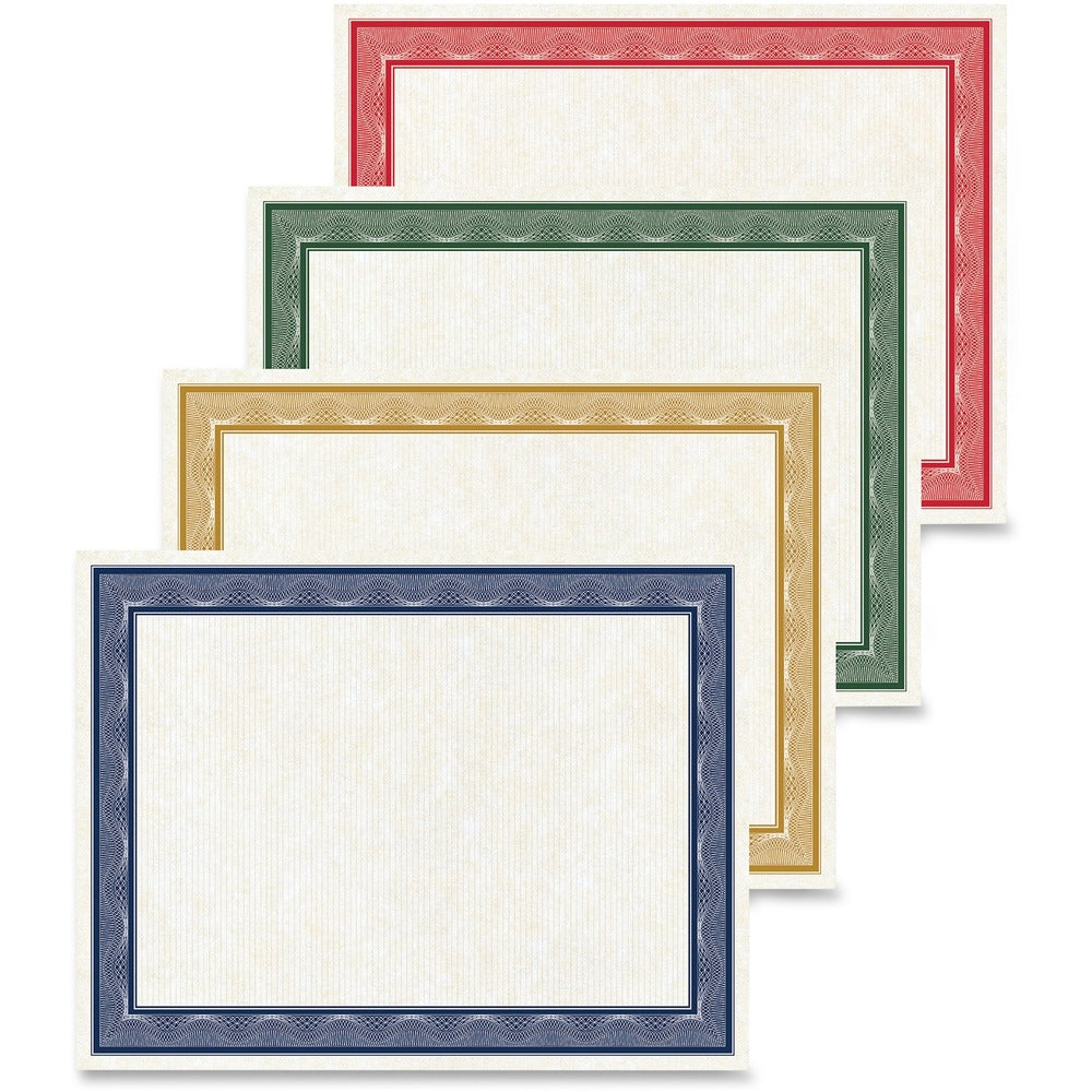 Image of Geographics Blank Certificates, 40/PK, Ast