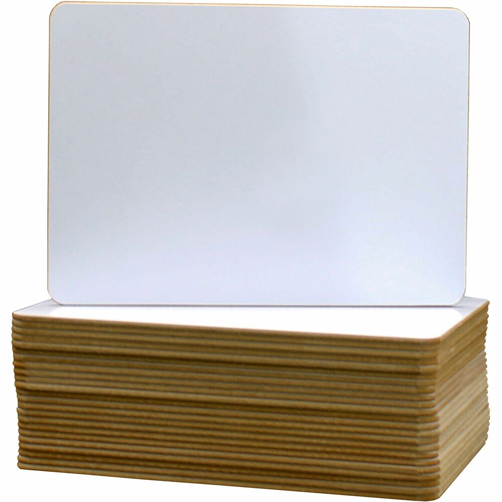 Image of Flipside Products Dry Erase Board, 9-1/2"x12", 24/PK, White