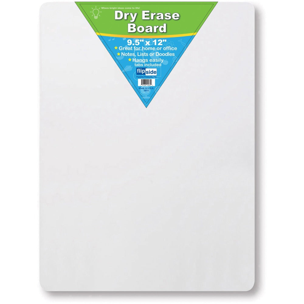Image of Flipside Products Dry Erase Board, 9-1/2"x12", White