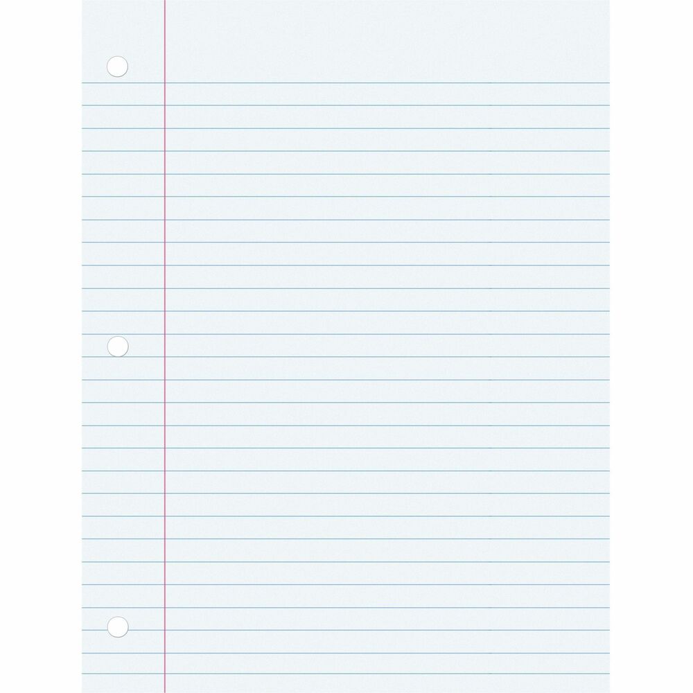 Image of Pacon Filler Paper, 8"x10-1/2", 3/8" Rld, 100 Shts/PK, WE