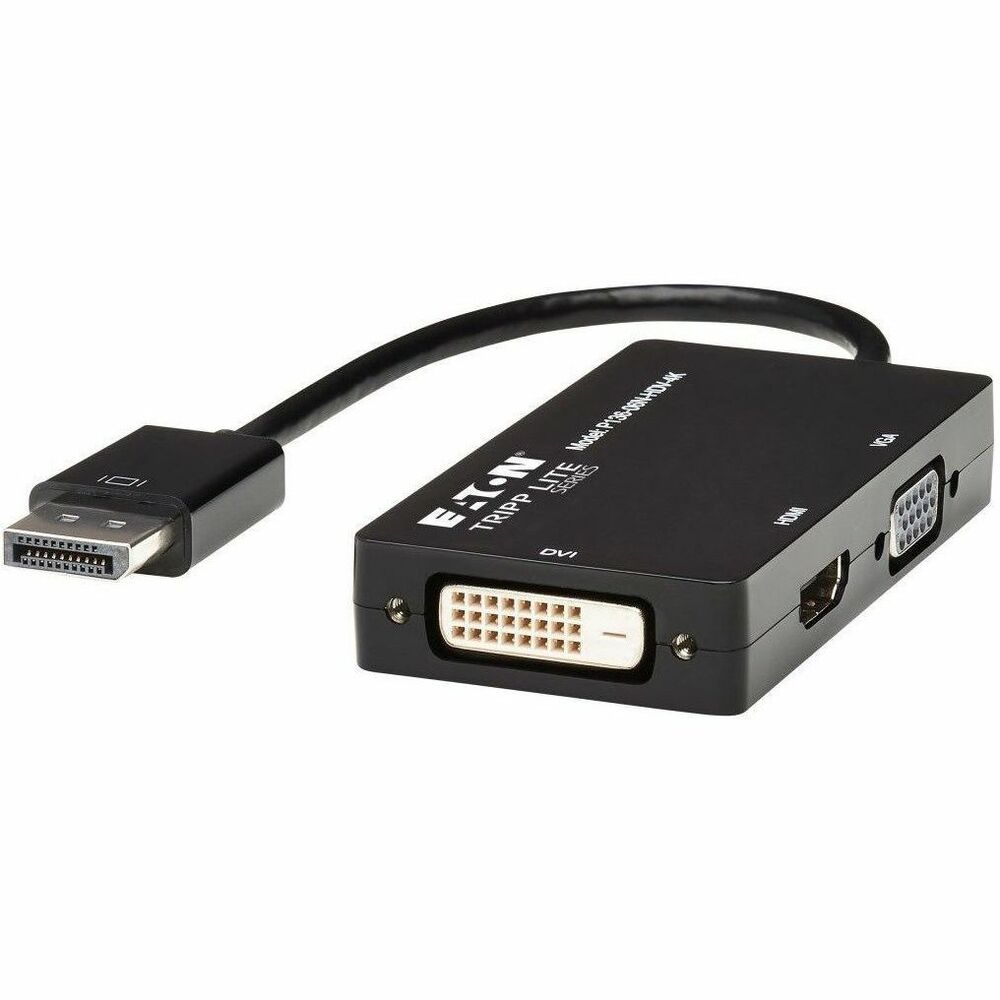 Image of Tripp Lite Converter Adapter, DisplayPort 1.2 to VGA/DVI/HDMI, Black
