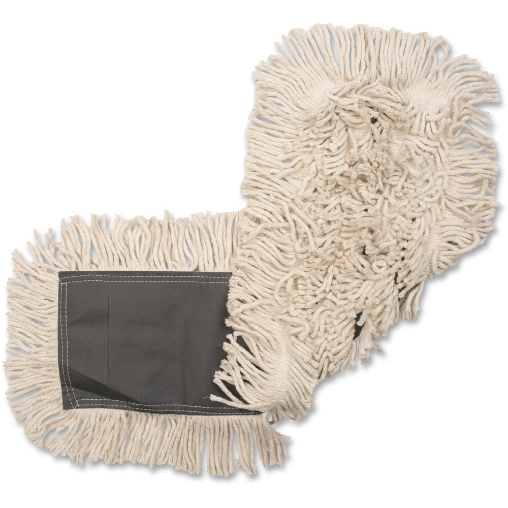 Image of Genuine Joe Dust Mop Refill, Cotton, Disposable, 36"x5", Natural