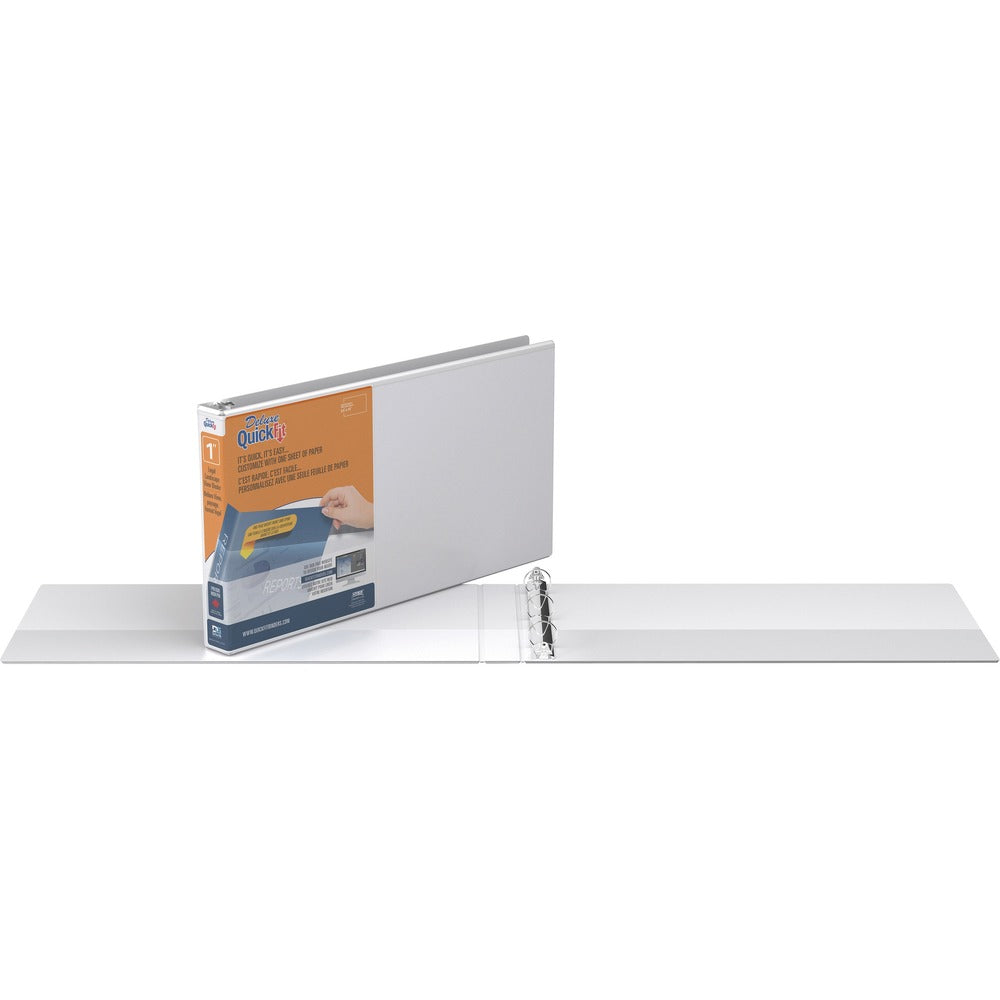Image of Stride, Inc. View Binder, D-Ring, 1" Cap, Legal-size, 8-1/2"x14", White