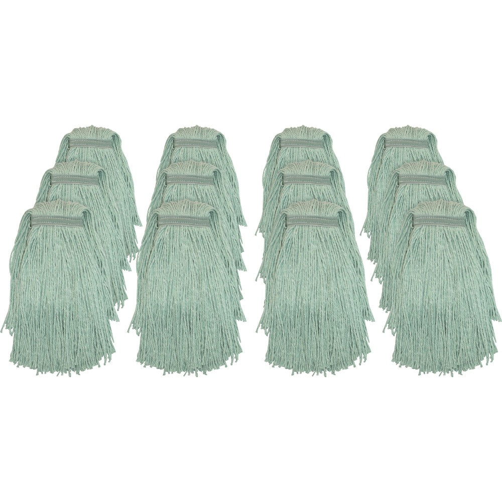 Image of Genuine Joe Web Blend Mopping Mophead, No.20, 12EA/CT, Green