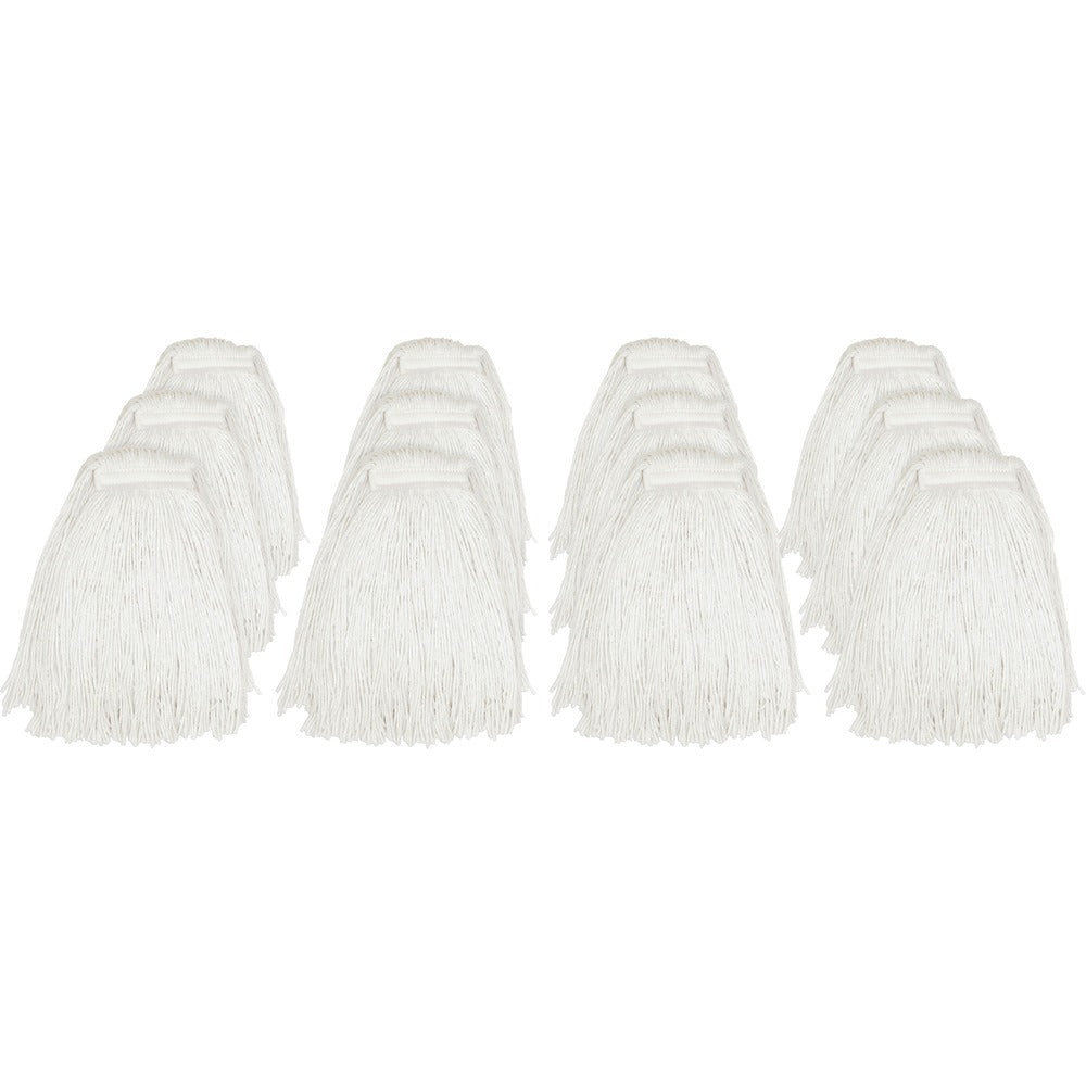 Image of Genuine Joe Wet Mop Refill, Rayon, Cut End, Narrow Band, 16oz, 12/CT, NL