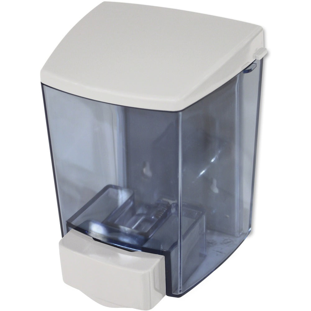 Image of Impact Products Soap Dispenser, 30oz, 12/CT, White/Clear