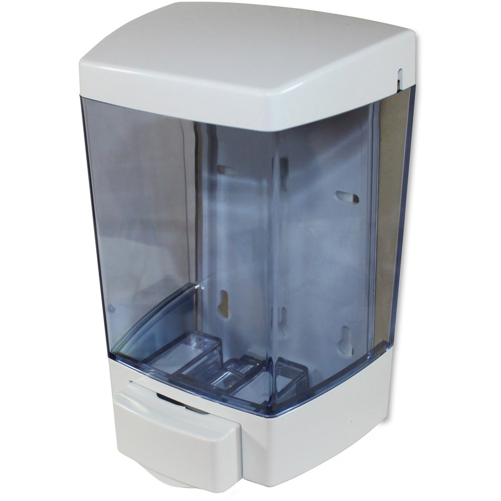 Image of Impact Products Soap Dispenser, 46oz., 4-1/4"x6"x8-1/2", 12/CT, White