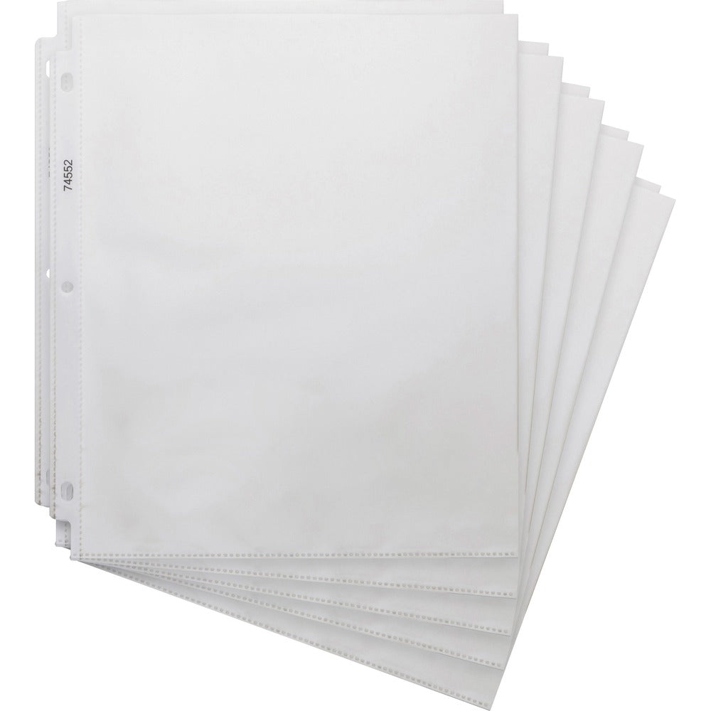 Image of Business Source Top-Loading Sheet Protectors, 3-Hole, 200/BX, CL