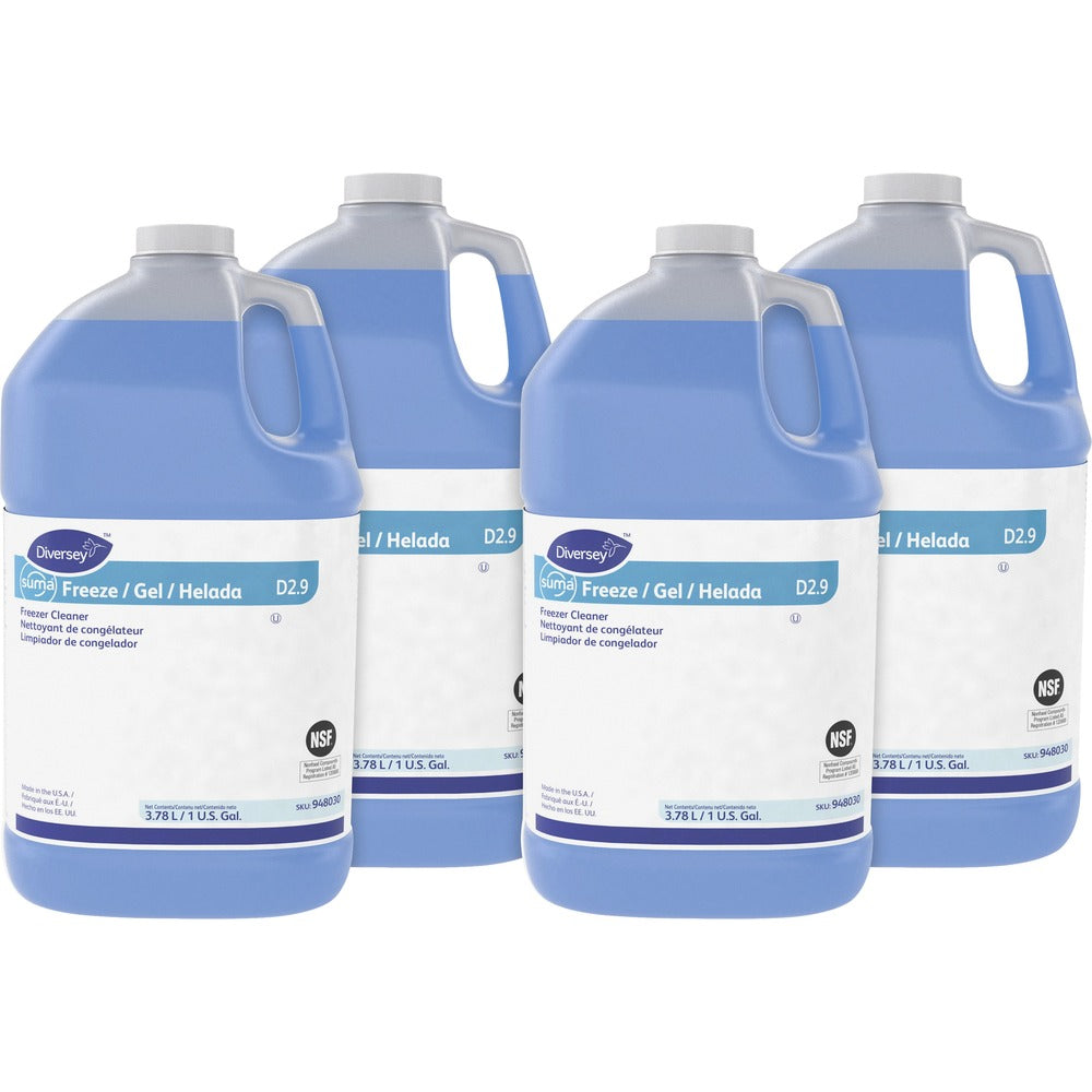 Image of Diversey Care Freezer Cleaner, Ready to Use, 1Gal, 4/CT, Blue