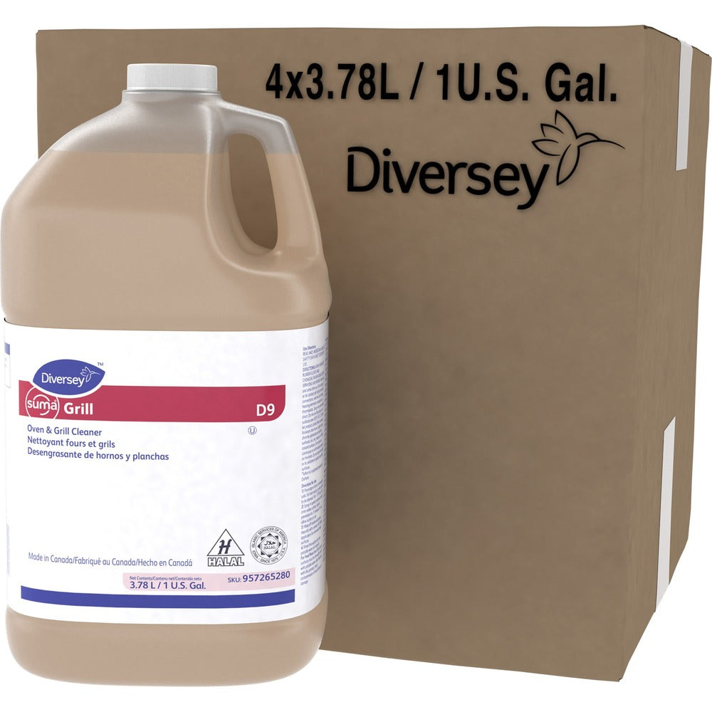 Image of Diversey Care Suma Grill/Oven Cleaner, 1Gal, 4/CT, Brown