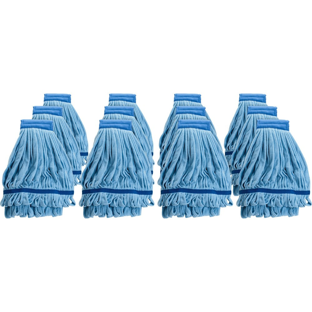 Image of Genuine Joe Mop Head Refill, Microfiber, Large, 12/CT