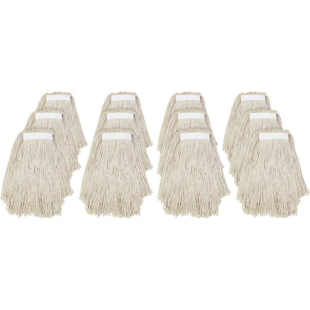 Image of Genuine Joe Cut End Wet Mop, No. 20, 12/CT, Natural