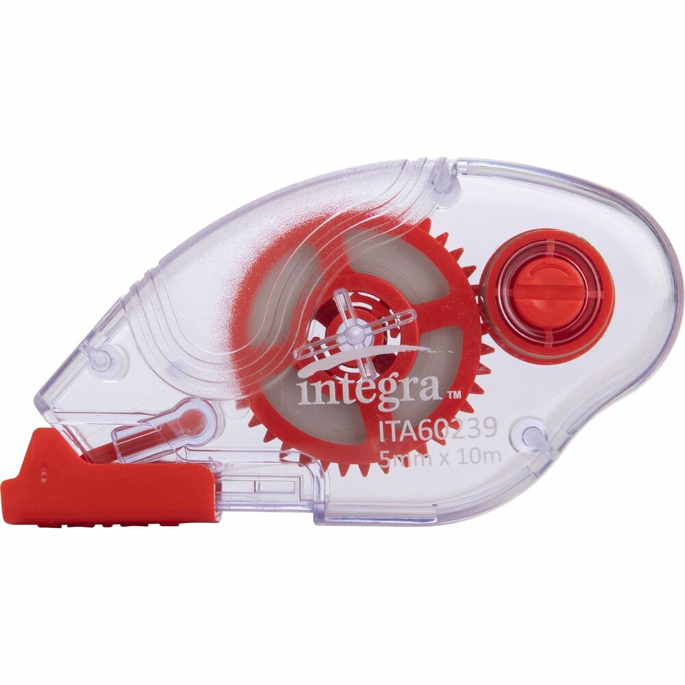 Image of Integra Correction Tape, 1/4"x472", 6/PK, White