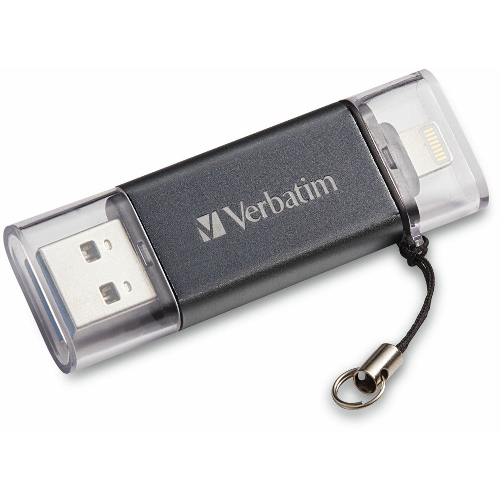 Image of Verbatim iStore N Go Flash Drive, f/Apple Devices, 16GB, Dual USB 3.0