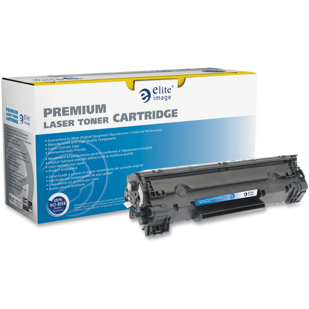 Image of Elite Image Replc Toner Cartridge, f/HP CF283X, 3000 Page Yield, Black
