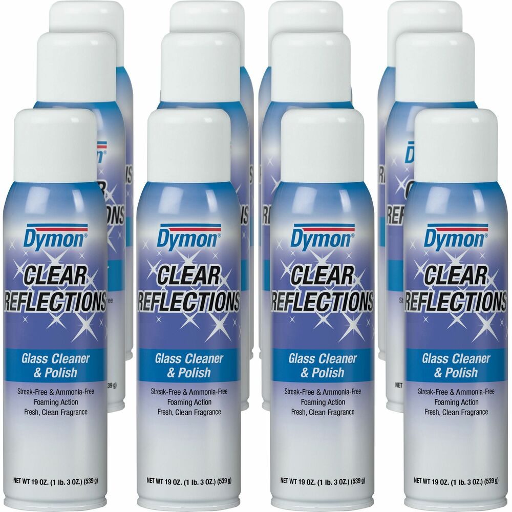 Image of ITW Pro Brands Aerosol Glass Cleaner, 19 oz, Residue-free, 12/CT, SRBE