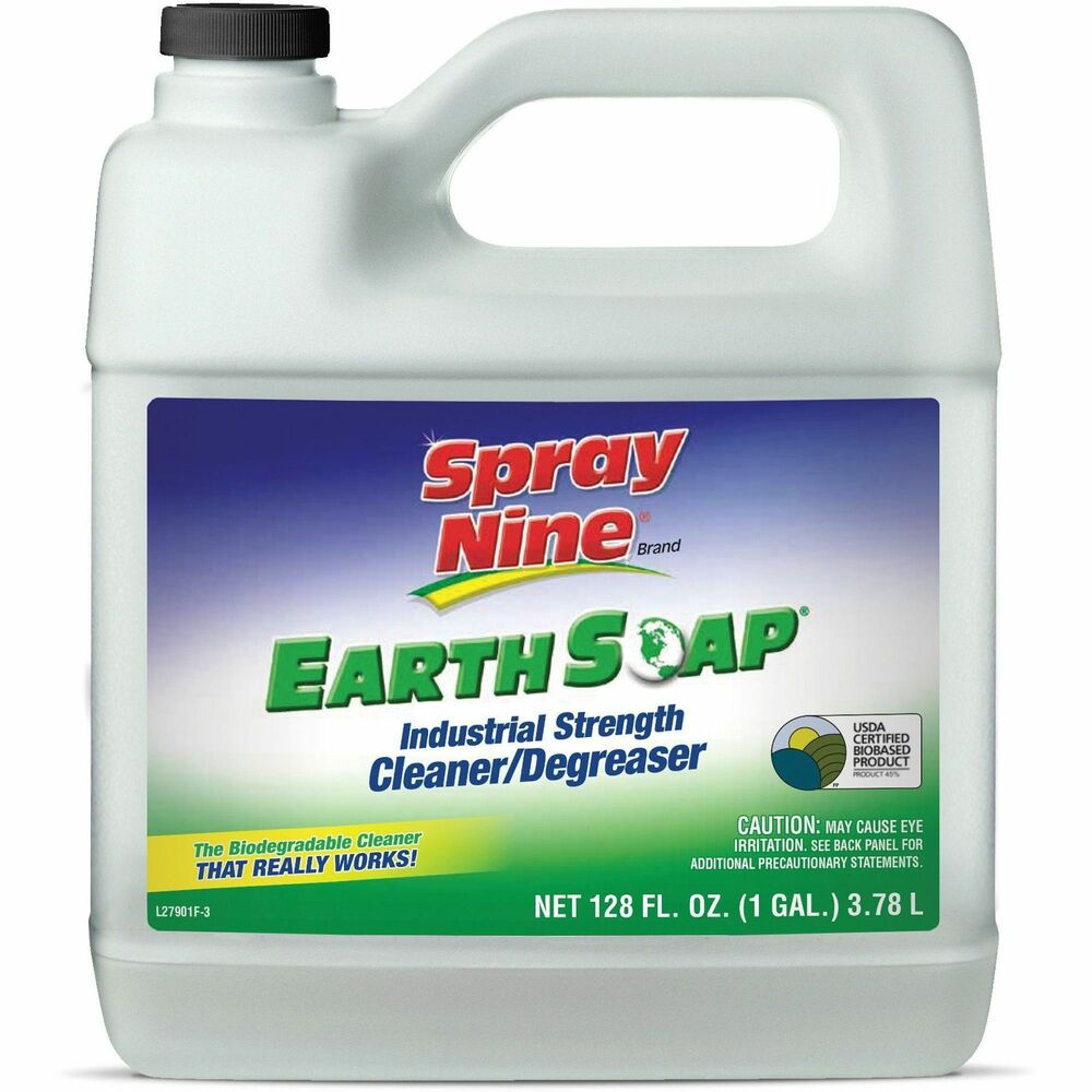 Image of ITW Permatex Inc Earth Soap Cleaner, Degreaser, Bio-Based, 1 Gallon, 4/CT, CL