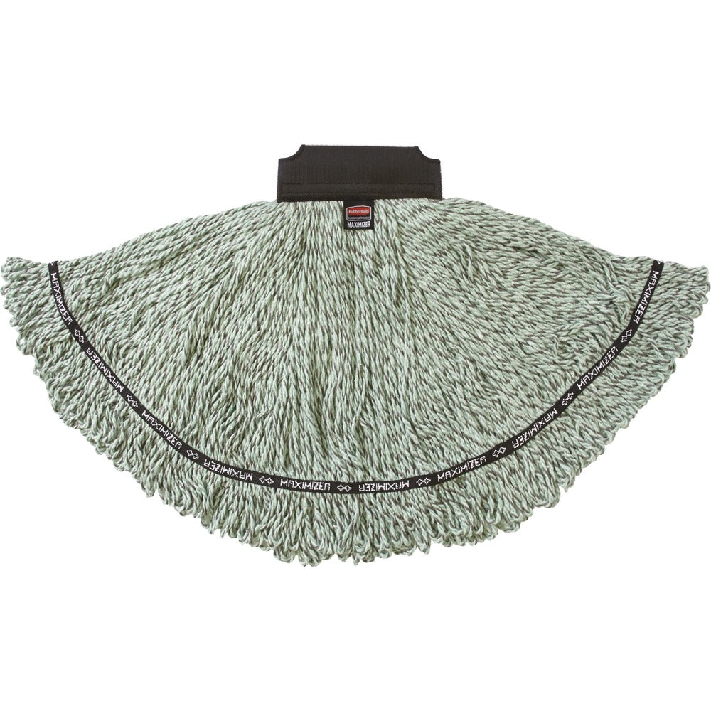 Image of Rubbermaid Commercial Products Maximizer Microfiber Mop, Medium, 6/CT, Green