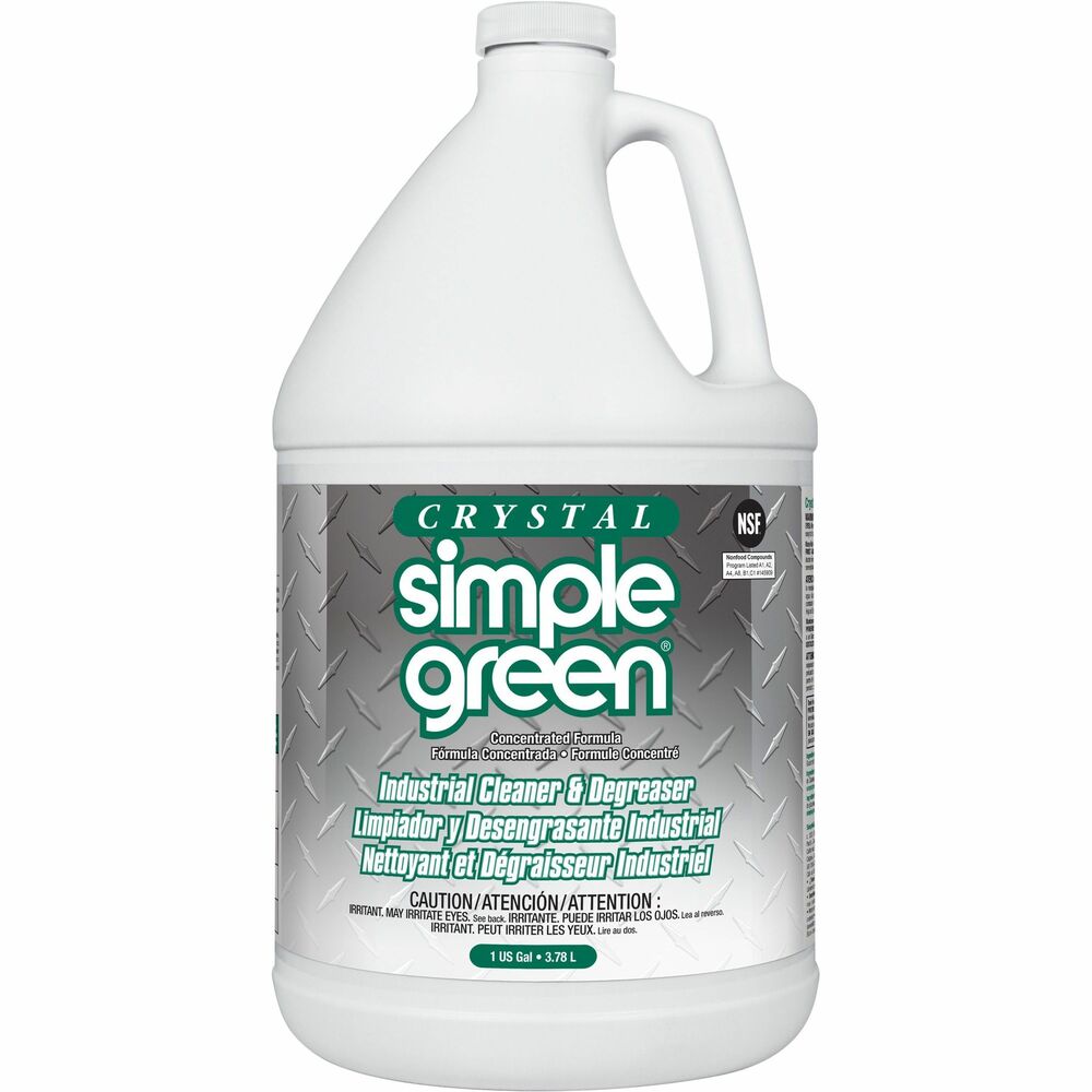 Image of Simple Green Crystal Simple Green Cleaner, Bottle, 1Gal, 6/CT, Clear