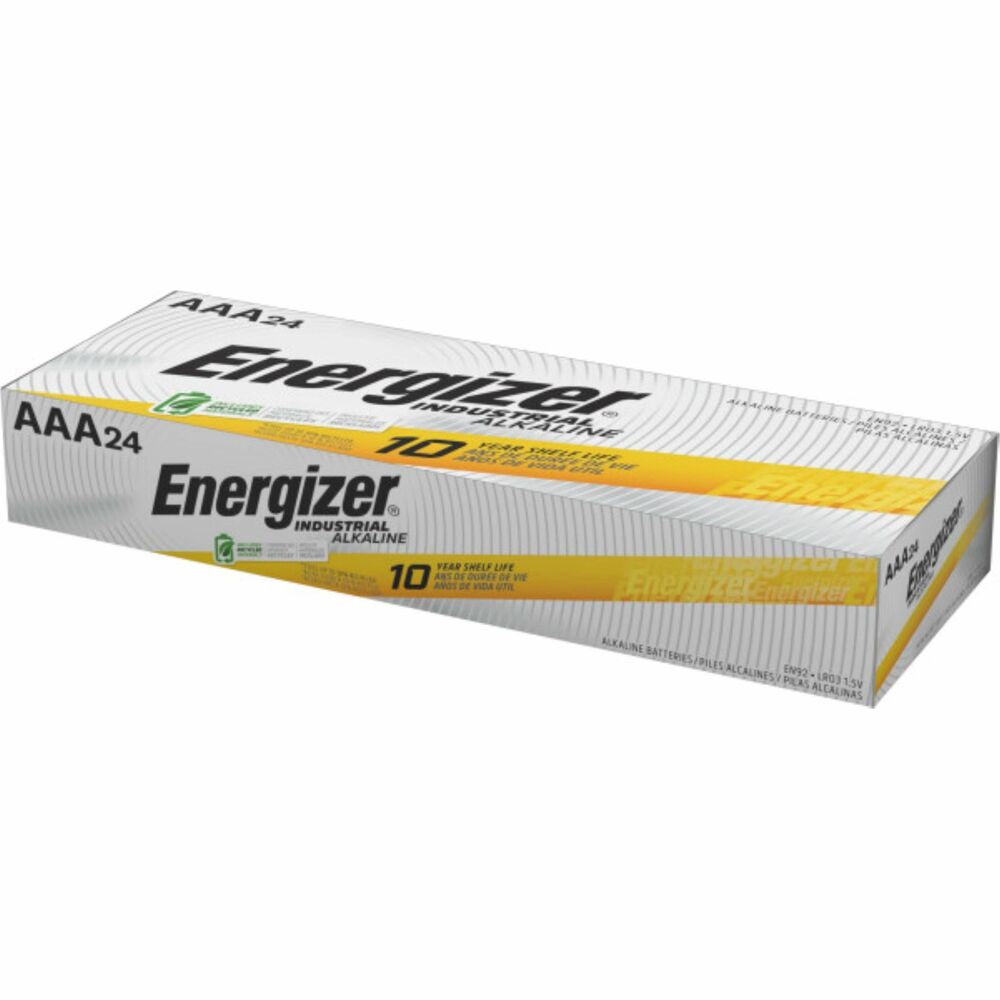 Image of Eveready Battery Co Inc Energizer Industrial Alkaline Battery, AAA, 144/CT