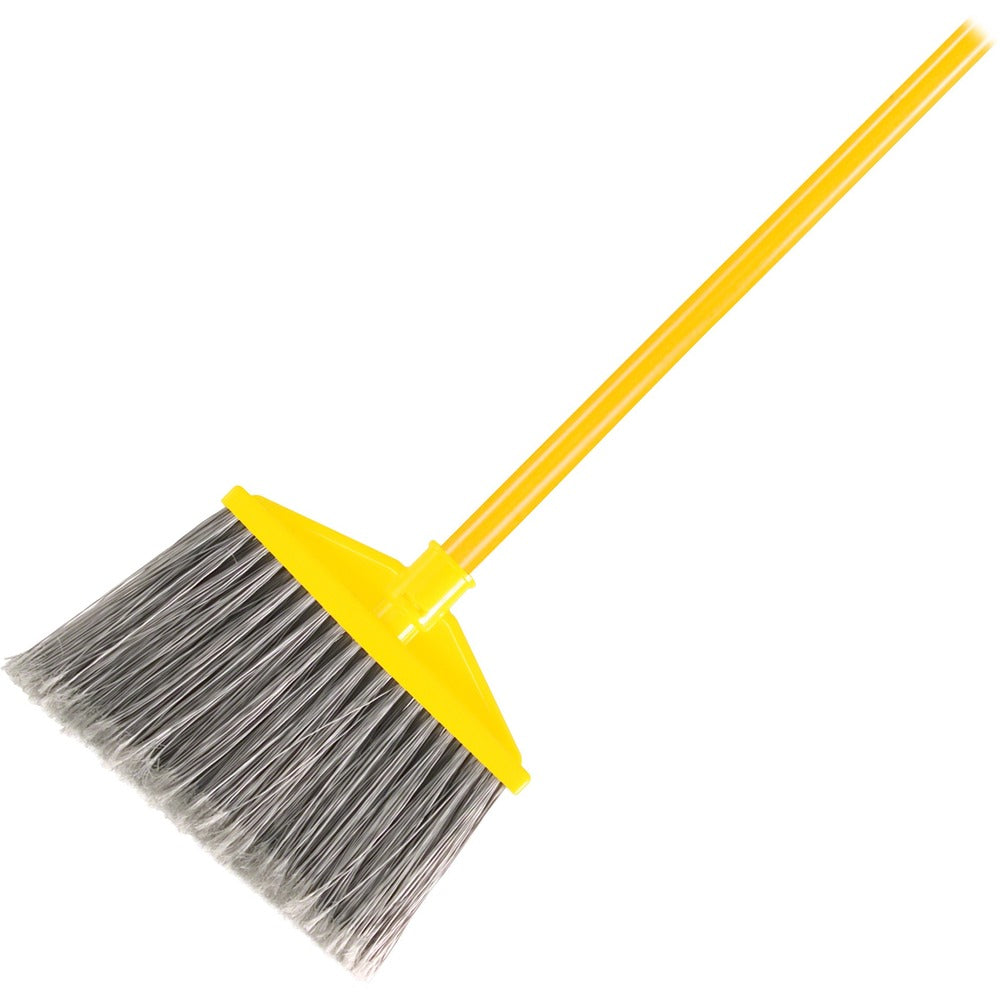 Image of Rubbermaid Commercial Products Angle Broom,Regular, 10-1/2" W, 6/CT, GY
