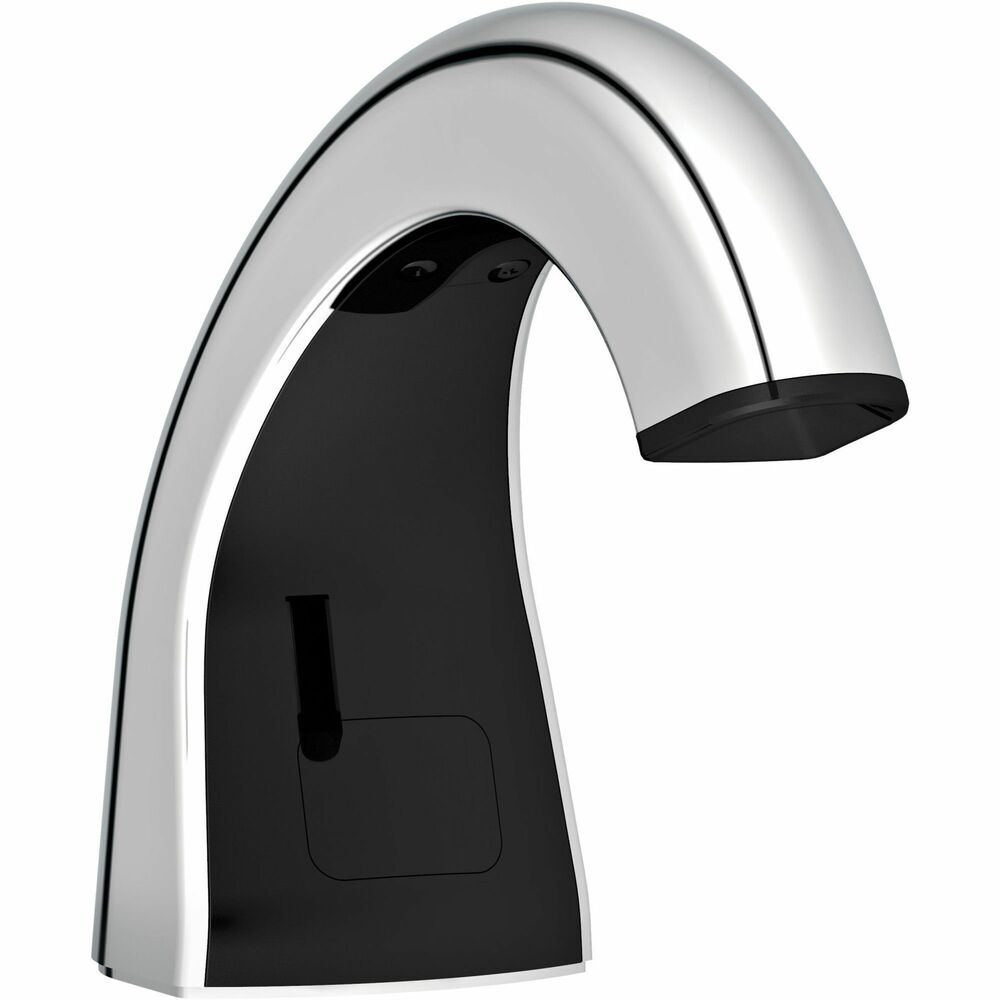 Image of Rubbermaid Commercial Products Dispenser, f/Foam Soap, Touch-Free, 4/CT, Chrome/Black