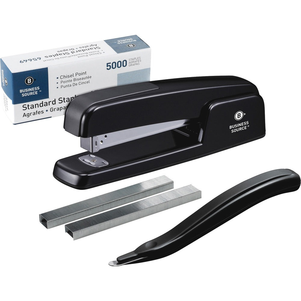 Image of Business Source Stapler Value Pack, Black