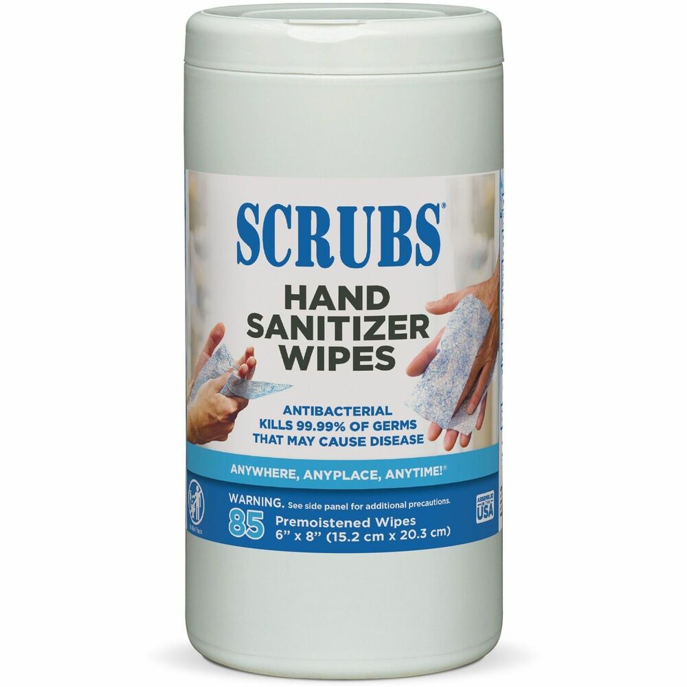 Image of ITW Pro Brands Hand Sanitizer Wipes, Antimicrobial, 85Wipes,6/CT, WEBE